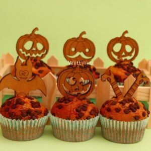 Mini-toppers de halloween